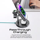 PROMATE 4-in-1 Charging Station. Includes 15W Magsafe Compatible Wireless Charging 10000mAh Power Bank, 5W AirPods Charger, Detachable 2W Apple Watch Charger. Supports 20W PD. Qualcomm QC 3.0. - Office Connect 2018