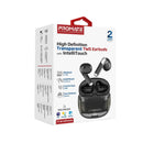 PROMATE In-Ear HD Bluetooth Earbud with Intellitouch & 300mAh Charging Case. Ergonomic Fit, up to 6-Hour Playback, 2x 40mAh Earphone Battery, Auto Pairing, Black Colour - Office Connect 2018