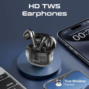 PROMATE In-Ear HD Bluetooth Earbud with Intellitouch & 300mAh Charging Case. Ergonomic Fit, up to 6-Hour Playback, 2x 40mAh Earphone Battery, Auto Pairing, Black Colour - Office Connect 2018