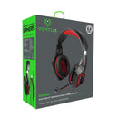 VERTUX Gaming High Fidelity Surround Sound Wired Over-ear Headset with High Grade Retractable Microphone.Noise Reduction Earpads. Adjustable Headband. Finely Tuned 40mm Drivers.3.5mm Input. Black/Red - Office Connect 2018