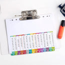 Avery Customisable Table Of Contents A4 1-15 Tabs Coloured L7411-15 - Office Connect 2018