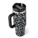 40 Oz Tumbler With Handle Straw Insulated, Stainless Steel Spill Proof Vacuum Coffee Cup Tumbler With Lid Tapered Mug Gifts For Valentine Lover Suitable For Car Gym Office Travel - Office Connect 2018