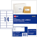Avery Label L7163 General Use A4 14up 100 Sheets 99x38mm - Office Connect 2018