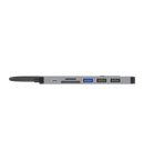 UNITEK 7-in-1 Multi-Port Hub with USB-C Connector. Includes 3x USB-A Ports, 1x HDMI, SD & MicroSD Slots, USB-C Charging Port with 100W PD. 5Gbps SuperSpeed Data-Sync. JUNE Promo - Includes FREE C137W - Office Connect 2018