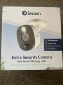 Swann Extra security camera with sensor warning light.