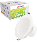 Verbatim LED Recessed Downlight (Flat Diffuser) - 10W, CCT Selectable, 950-1050lm with AU Plug: - Office Connect 2018
