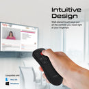 PROMATE Universal Wireless Red Laser Pointer up to 50m Laser Range Includes USB-A & C Dongle. Page Up/Down. Compatible with Mac/Win. 10m Working range. Easy Plug & Play. Black Colour. - Office Connect 2018