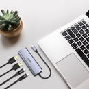UNITEK 4-in-1 Multi Port Hub with USB-C Connector. Includes 2 x USB-C & 2 x USB-A Ports. USB3.0 with a Data Transfer Rate of up to 5Gbps. Backwards Compatible with JUNE Promo - Includes FREE C137W - Office Connect 2018