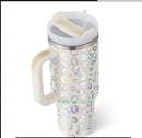 40 Oz Tumbler With Handle Straw Insulated, Stainless Steel Spill Proof Vacuum Coffee Cup Tumbler With Lid Tapered Mug Gifts For Valentine Lover Suitable For Car Gym Office Travel - Office Connect 2018