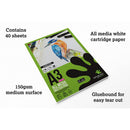 Artgecko Pro All Media Sketchpad A3 40 Sheets 150gsm White Paper - Office Connect 2018