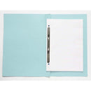 FM File Spring Foolscap Blue Narrow Coloured Manilla Card - Office Connect 2018