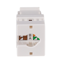 DYNAMIX Cat6 Keystone Shuttered 180 RJ45 Jack. Suitable for Open Keystone Plates Only - NOT face plate adapter clips - Office Connect 2018