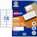 Avery Label J8163-50 Inkjet 14up 50 Sheets 99x38mm - Office Connect 2018