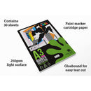 Artgecko Pro Marker Sketchpad A3 30 Sheets 250gsm White Paper - Office Connect 2018