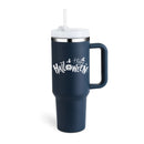 40 Oz Tumbler With Handle Straw Insulated, Stainless Steel Spill Proof Vacuum Coffee Cup Tumbler With Lid Tapered Mug Gifts For Valentine Lover Suitable For Car Gym Office Travel - Office Connect 2018