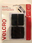 VELCRO Brand Stick On Hook & Loop Tape - General Purpose (6 Pack) - Office Connect 2018