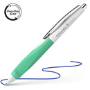 Schneider Ballpoint Pen Haptify Medium Blue Ink White/Mint Barrel - Office Connect 2018
