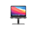 Alogic Elite Adjustable Laptop Riser - Space Grey - Desk - Aluminium Alloy - Space Gray - Office Connect 2018