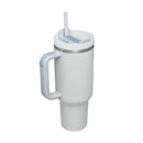 40 Oz Tumbler With Handle Straw Insulated, Stainless Steel Spill Proof Vacuum Coffee Cup Tumbler With Lid Tapered Mug Gifts For Valentine Lover Suitable For Car Gym Office Travel - Office Connect 2018