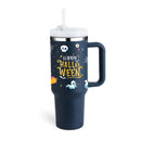 40 Oz Tumbler With Handle Straw Insulated, Stainless Steel Spill Proof Vacuum Coffee Cup Tumbler With Lid Tapered Mug Gifts For Valentine Lover Suitable For Car Gym Office Travel - Office Connect 2018