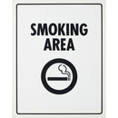 Plastic Sign Smoking Area 290x230 - Office Connect 2018