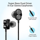 PROMATE Super Bass Dual Driver In-Ear Stereo Earphones. - Office Connect