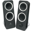 Logitech Z200 Black 2.0 Channel 5W Multimedia Speakers - Office Connect