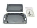 IP65 Sealed ABS Enclosures - Dark Grey with Mounting Flange - 115x65x40mm - Office Connect