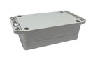 IP65 Sealed Polycarbonate Enclosures - Light Grey with Mounting Flange - 115(W) x 65(D) x 40(H)mm - Office Connect