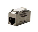 DYNAMIX 180 Cat 6A STP Straight Keystone Coupler White, - Office Connect