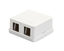 DYNAMIX 2 Port Unloaded Keystone Wall Mount Enclosure - Office Connect