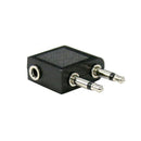 DYNAMIX Airplane Headphone Adapter Dual Mono 3.5mm - Office Connect