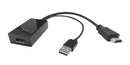 DYNAMIX HDMI Port Source to Display Port Monitor converter. - Office Connect