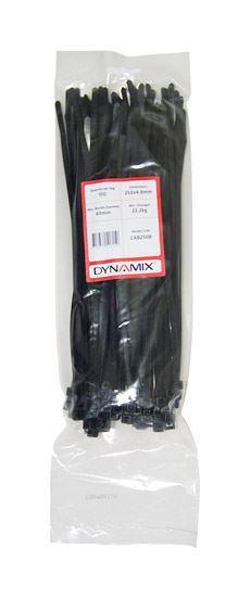 DYNAMIX 250mm x 4.8mm Cable Tie (Packs of 100) - UV - Office Connect
