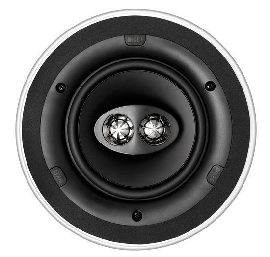 KEF Ultra Thin Bezel 6.5'' Dual Stereo Round In-Ceiling - Office Connect