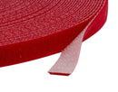 DYNAMIX Hook & Loop Roll 20m x 12mm dual sided, RED - Office Connect