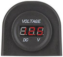 Panel/Surface Mount LED Voltmeter 5-30VDC - Office Connect