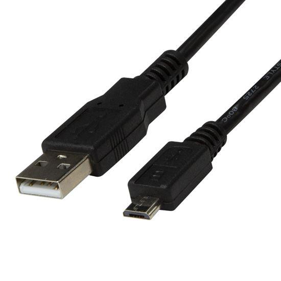 DYNAMIX 1.2m USB 2.0 Micro-B Male To USB-A Male Connectors. - Office Connect 2018