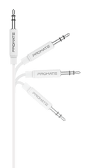 PROMATE 1m Apple MFi Certified Lightning To 3.5mm Stereo Audio - Office Connect 2018