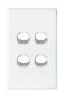 TRADESAVE 16A 2-Way Vertical 4 Gang Switch. Moulded - Office Connect