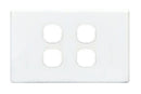 TRADESAVE Switch Plate ONLY. 4 Gang Accepts all Tradesave - Office Connect