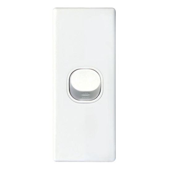 TRADESAVE Architrave Single 16A Vertical Switch. Moulded - Office Connect