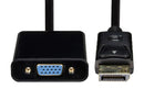 DYNAMIX 0.2m DisplayPort to VGA Female Cable Adapter. - Office Connect