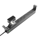 DYNAMIX 6 Outlet 1RU Horizontal Power Rail (10A) with - Office Connect