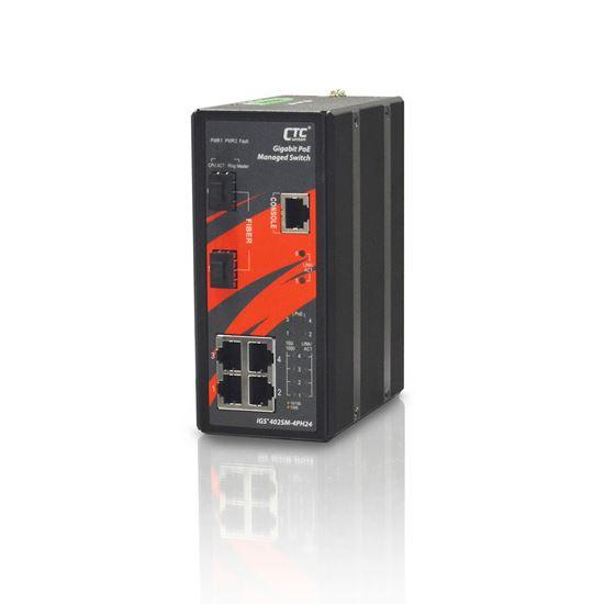 CTC UNION 4 Port Gigabit Managed PoE Switch. 4x 10/100/1000Base-T(X) - Office Connect