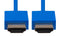 DYNAMIX 0.5M HDMI BLUE Nano High Speed With Ethernet - Office Connect