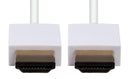 DYNAMIX 1M HDMI WHITE Nano High Speed With Ethernet - Office Connect