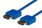 DYNAMIX 0.5M HDMI BLUE Nano High Speed With Ethernet - Office Connect