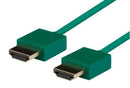 DYNAMIX 1M HDMI GREEN Nano High Speed With Ethernet - Office Connect