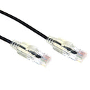DYNAMIX 3m Cat6A 10G Black Slimline Component Level - Office Connect